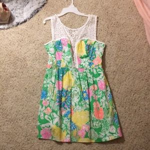 Lily Pulitzer Reagan Dress in Hibiscus Stroll